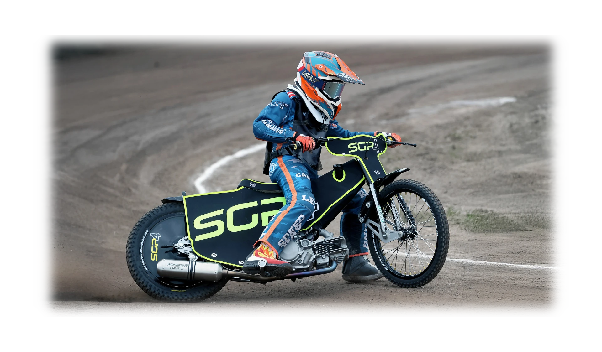 speedway spidvejas sgp4 dominator exhaust system